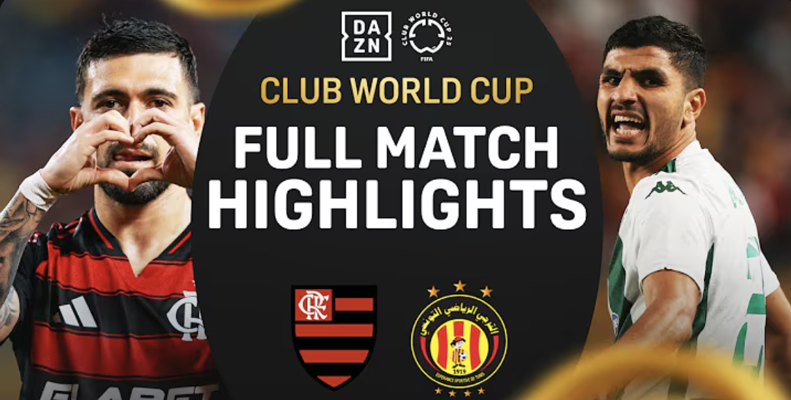 Flamengo 控制技戰壓制！2-0 擊敗突尼斯希望隊全紀錄｜FIFA 世界俱樂部杯